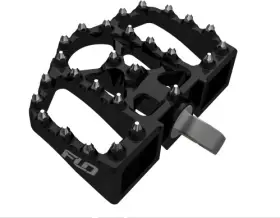 Fpeg-800v4blk Flo Motorsports Mini Moto Boards Black Replaces Std Harley Davidson Foot Pegs