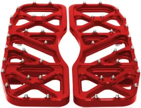 Flo Motorsports Fpeg-800v5-2r V5 Driver Floorboards Red Indian Chieftain/roadmaster