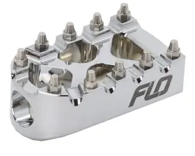 Fpeg-802cr Flo Motorsports Moto Style Footpeg Set - Chrome