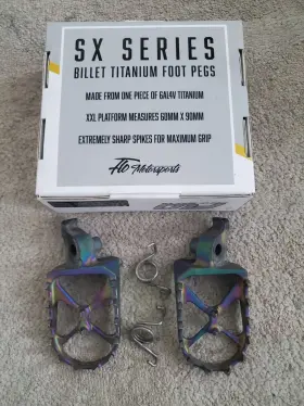 Ti-792 Flo Motorsports Titanium Sx Series Footpegs Kx250 450 Cr125 Crf250 Ti-792 Flo Motorsports Titanium Sx Series Footpegs Kx250 450 Cr125 Crf250
