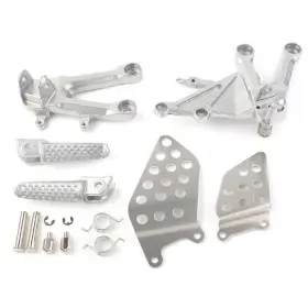 Fortodayy 550756371904 Front Rider Footpegs L&r Footrest And Brackets Fit For Honda Cbr 1000rr 2004-2007