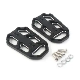 Fortodayyus 550729585567 Foot Pegs Footrests Wide Brake Pedals Left And Right Black Fit Honda Cb500x 15-22