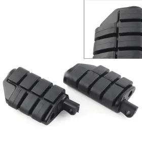 Fortodayyusa 550731129162 32mm Male Foot Pegs Footrest Pedal Chrome For Harley Iron Xl 883 1200 Dyna Black