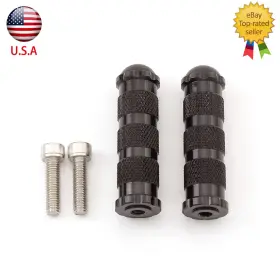 Fx-djz-es-220113-1-2 Fxcnc Black Cnc Rearset Footrests Footpegs Foot Pegs Universal For Modify Pedals 8mm