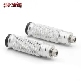 Fx-djz-yswe-201118-m-39 Fxcnc 2x 8mm Universal Motorcycle Cnc Rearset Footrests Footpeg Foot Pegs Pedal Silver
