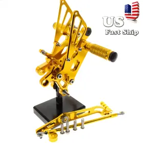 Fx-jt-k1-r1a-220212-z-1 Fxcnc For Yzf R6 2006-2014 Racing Foot Rest Footpegs Rearset Footrests Pedals Gold