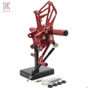 Fx-jt-k1-ss-210626-5-1 Fxcnc For Suzuki Gsxr600/750 2000-2005 Gsxr1000 2001-2004 Cnc Rearsets Foot Pegs Red
