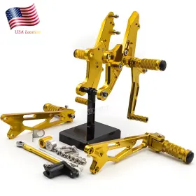 Fx-jt-msx125-yswe-210309-3-14 Fxcnc For Honda Grom Msx125 2016 2017-2020 Cnc Rearset Footpeg Rear Set Footrest Gold