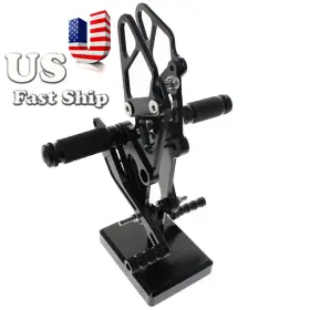 Fx-jt-mt07-rzm4j-190109-1 Fxcnc Usa For Yamaha Mt-07 2013-2017 Footrest Pegs Rest Rearset 2014 2015 2016 Black