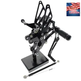 03-es-220126-49 Fxcnc Fx-jt-r1-98/03-es-220126-49 For Yamaha Yzf R1 1998-2003 Cnc Rearset Footpeg Pedals Rear Set Foot Peg Black