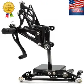 Fx-jt-r1-es-220126-46 Fxcnc For Yamaha Yzf R1 2007 2008 K7 K8 Black Footpegs Rearset Pedals Rear Set