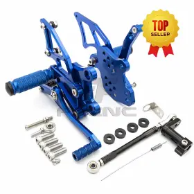 Fx-jt-r3-15 Fxcnc Fx-jt-r3-15/16-4 Adjustable Rearsets Footpegs For Yamaha Mr25 14-2018 Mt-25 2015-2020 Blue