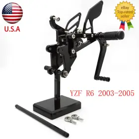 05-ks-220126-51 Fxcnc Fx-jt-r6-03/05-ks-220126-51 For Yamaha Yzf R6 2003 2004 2005 Cnc Rearset Footpeg Gp Foot Pegs Pedal Rear Set