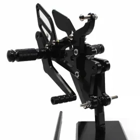 Fx-jt-r6-03-05-r1j-200819-1 Fxcnc Motorcycle Rearsets Foot Pegs Footrests Mount For Yzf R6 2003-2005 2004 Black