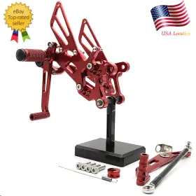 14-ks-210625-5-1 Fxcnc Fx-jt-r6-06/14-ks-210625-5-1 For Yamaha Yzf R6 2006-2023 Cnc Rearset Footrest Footpegs Adjust Red Motorcycle