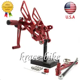 14-ks-211231-1-25 Fxcnc Fx-jt-r6-06/14-ks-211231-1-25 Red For Yamaha Yzf R6 2006-2016 2017-2023 Cnc Rearset Footpegs Pedal Pegs Gp