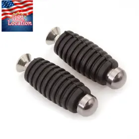 Fx-jz-fs-220108-m-21 Fxcnc 5mm Small Rubber Rearset Footpegs Universal Cnc Modify Foot Pegs Pedals Gray