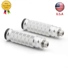 Fx-jz-ks-200925-m-1 Fxcnc Silver Motorcycle Rear Set Footrests Footpegs Pegs 8mm Universal Modify Rearset
