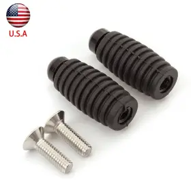 Fx-jz-ks-210918-m-63 Fxcnc Small Rubber Motorcycle Footrest Footpegs Uiversal Cnc Modify Foot Pegs Usa Ship