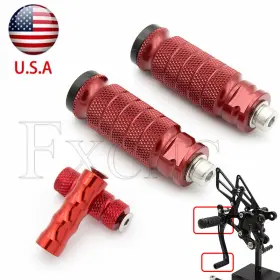 Fx-jzxk-ks-220622-2 Fxcnc Aluminum Cnc Rear Set Footrests Footpegs Foot Pegs Universal Modify Motorcycle