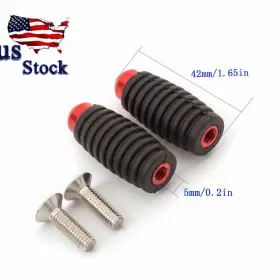 Fx-sjxjz-rzm2e-200313-m-44 Fxcnc For Kawasaki Suzuki Bmw Cnc Red Rearset Footrest Footpeg Foot Pegs Pedal