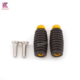 Fx-sjxjz-yswe-201116-m-65 Fxcnc A Pair Rubber Nonslip Rearset Footrest Pedal Foot Pegs Covermotorcycle Universal