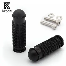 Fx-xjz-393-yswa-20231214-1-1 Fxcnc Universal Black Cnc Motorcycle Foot Pegs Rear Set Footrest Racing Pedal Step New