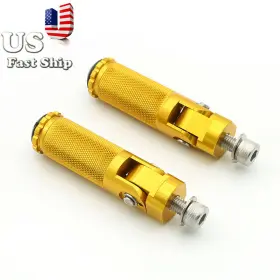 Fx-zdjd-177-rzm4j-200218-1 Fxcnc Gold Universal Motorcycle Foldable Footpegs Rider Foot Pedals Foo Tpegs Parts