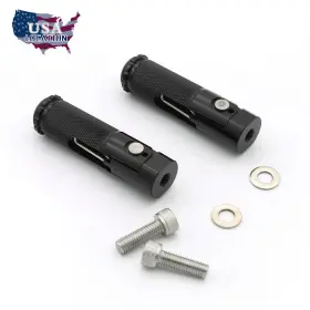 Fx-zdjd-rzm2e-20231220-m-1817 Fxcnc Universal Aluminum Motorcycle Black Rearset Footrests Footpegs Foot Pegs Pedals