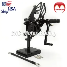 Kr3-jt-r1-20240525-m-07 Fxcnc For Kawasaki Zx10r 2006-2010 Rised Cnc Rearset Footrest Foot Pegs Pedals Set Peg