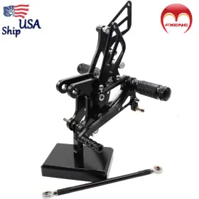 Kr3-jt-r1-210526-08 Fxcnc Rised Cnc Footpegs Footrest Rearset Set For Kawasaki Ninja Zx6r Zx636 2005-2008