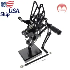 Kr3-jt-r1-210918-03 Fxcnc Cnc Rised Rearsets Footrests Footpeg Set Motorfor Yamaha Yzf R1 1998-2002 2003