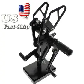 Fx-jt-mt07-rzm4j-200210-1 Fxcnc Racing For Mt-07 2013-2017 2016 2105 Rearset Footpegs Footrests Black Xsr700 2015-2018