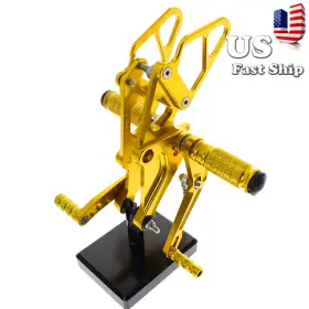 Fx-jt-mt07-rzm4j-250210-3 Fxcnc Racing For Yamaha Mt-07/fz07 2013-2017 Cnc Motorcycle Rearset Footpegs Pedals Rest Gold