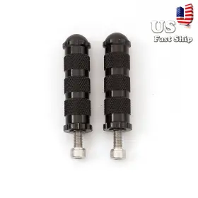 Fx-jzxk-rzm4j-220430-z-1 Fxcnc Racing Cnc Front Footpeg Footrest Pedals Modified Rearset Replacement Universal Black