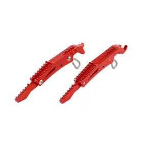 Gfyship 768649616241 Dirt Bike Passenger Red Footpegs Rear Pedals For Honda Crf250x Crf450x 2004-2014