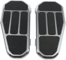 Gma-fb-200c Gma Engineering Chrome Front Boot Hill Floorboards Black