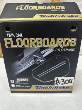68221 Goldstrike Black Twin Rail Floorboards With Driver Adapter -