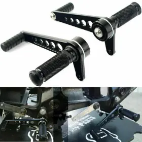 Rsuc-bla-golf-0716 Golfcarts Cafe Racer Rearset Rear Set Foot Peg For Suzuki Gt 125 250 550 750 Honda Cb