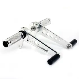 Rsuc-sil-golfcarts-0522 Golfcarts Cafe Racer Billet Rearsets Foot Peg For Suzuki Gt125 Gt250 Gt500 Gt550 Universal