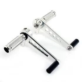 Rsuc-sil-golfcarts-0607 Golfcarts Universal Cafe Racer Rear Sets Footpeg For Honda Cb125 Cb450 Cb500 Cb650 750 900