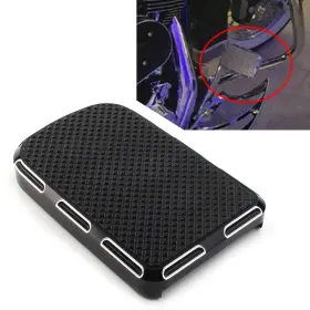 Goodcde 550743110714 Cnc Brake Pedal Pad Cover For Harley Touring Electra Street Tri Glide 1pc Us
