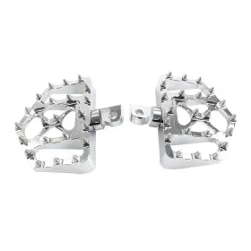 Goodcde 550753606924 Wide Foot Pegs Mx Style Floorboard For Harley Touring Sportster Softail Dyna D