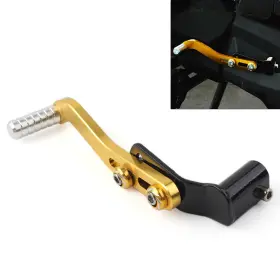 Goodyue 911000231281 Universal Moto Gear Shift Lever Footrest Pedal Shifter Cnc Aluminum Gold