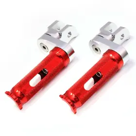 Fpfg19m25simfpxxxgsuspn081 Gstar Mfp 1 Inch Lowering Red Front Foot Pegs Fit 1199 Panigale S R 12 13 14 15 16