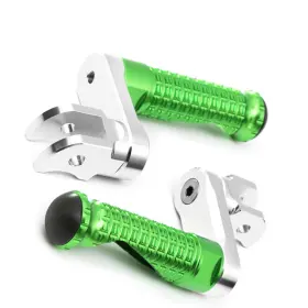 Fpfg49m40simproxxxgsuspn218 Gstar Mpro 1.5 Inch Extended Green Front Foot Pegs Fit Zx-6r 6rr Ninja 03-09 10 11 12