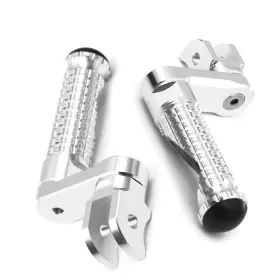 Fpfg55m40simproxxxgsuspn222 Gstar Mpro 1.5 Inch Extended Silver Front Foot Pegs Fit F3 675 12 13 14 15 16 17 18