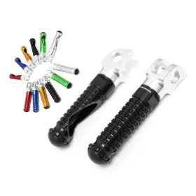 Fpfg73simproxxxgsuspn280 Gstar Mpro Black Cnc Front Foot Pegs Fit Suzuki Gsf 600 Bandit 97 98 99 00 01 02 03 04