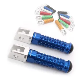 Fpfg76simproxxxgsuspn288 Gstar Mpro Blue Cnc Front Foot Pegs Fit Triumph Speed Triple 1050 R 09 10 11 12 13 14