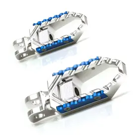 Fprr77sitoursithxxxgsuspn265 Gstar Trc Blue Wide Rear Foot Pegs Fiit Triumph Street Triple 675 /r 13 14 15 16 17 18